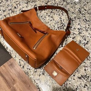 Dooney and Bourke bag with matching wallet